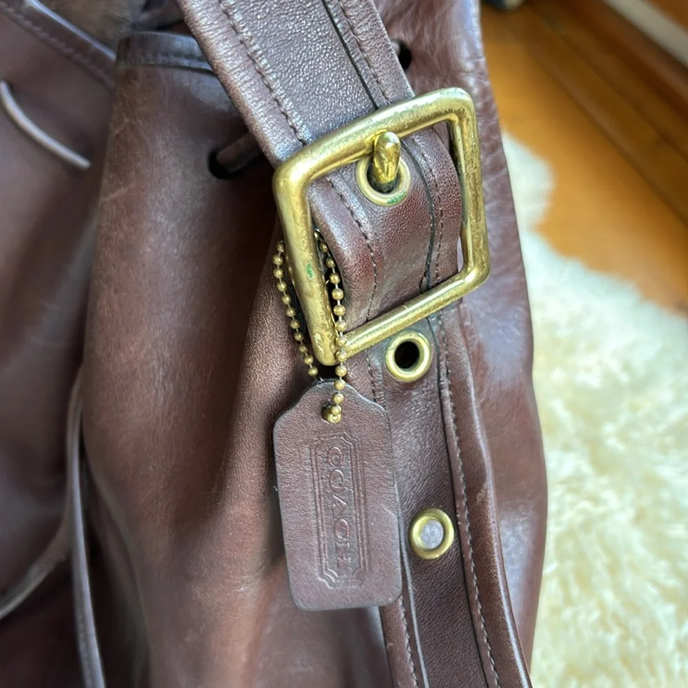 Vintage Coach Legacy Drawstring Bucket Crossbody - Picture 9 of 15